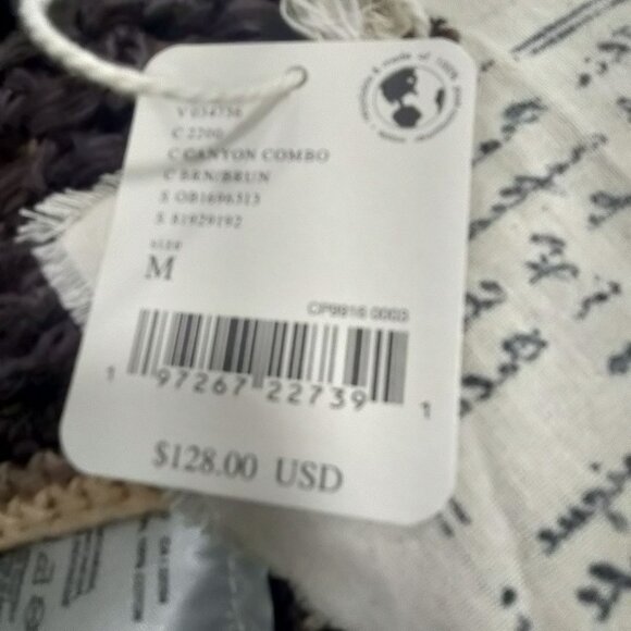 Free People Canyon Combo Desert Rose Crochet Fringe Boho Cropped Vest Medium NWT - Picture 11 of 14